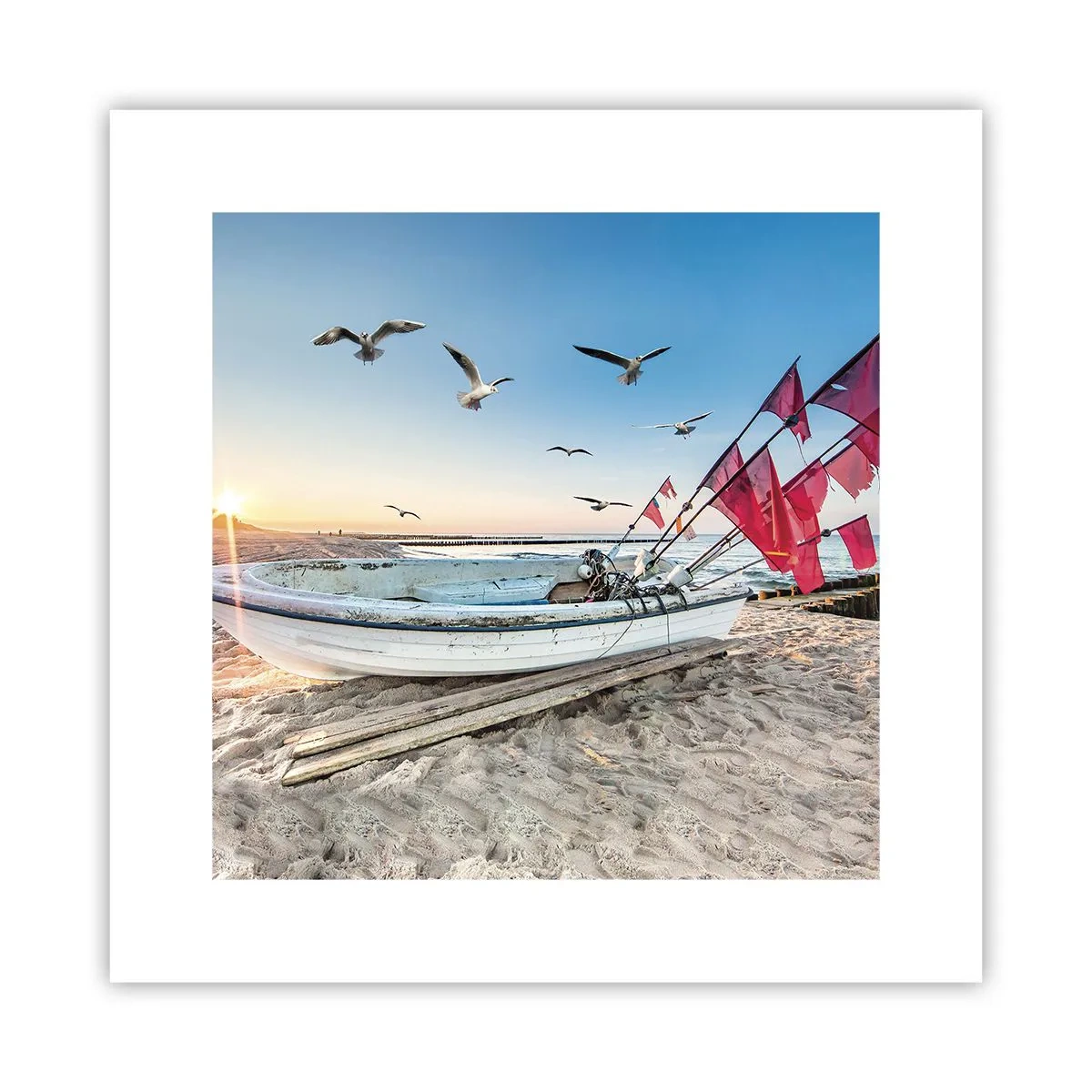 Pôster - Um merecido descanso - 30x30 cm