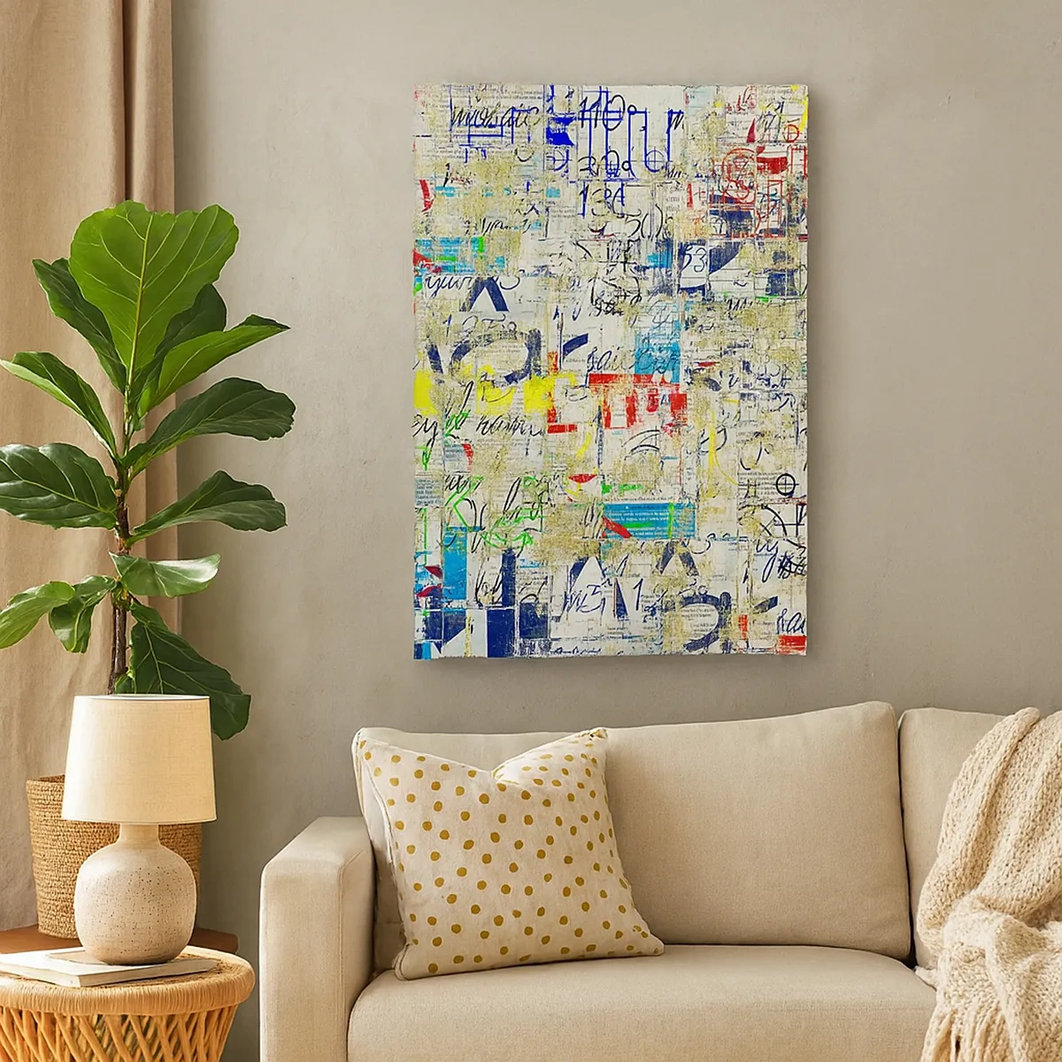 Quadro em tela - Simplesmente agradável aos olhos - 50x70 cm