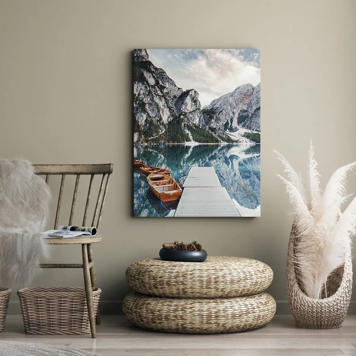 Quadro em tela - Vamos mostrar-lhe a beleza - 55x100 cm