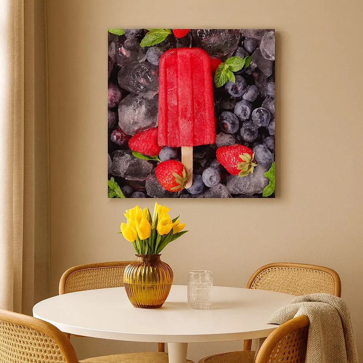 Quadro em tela - O sabor de um verão quente - 30x30 cm