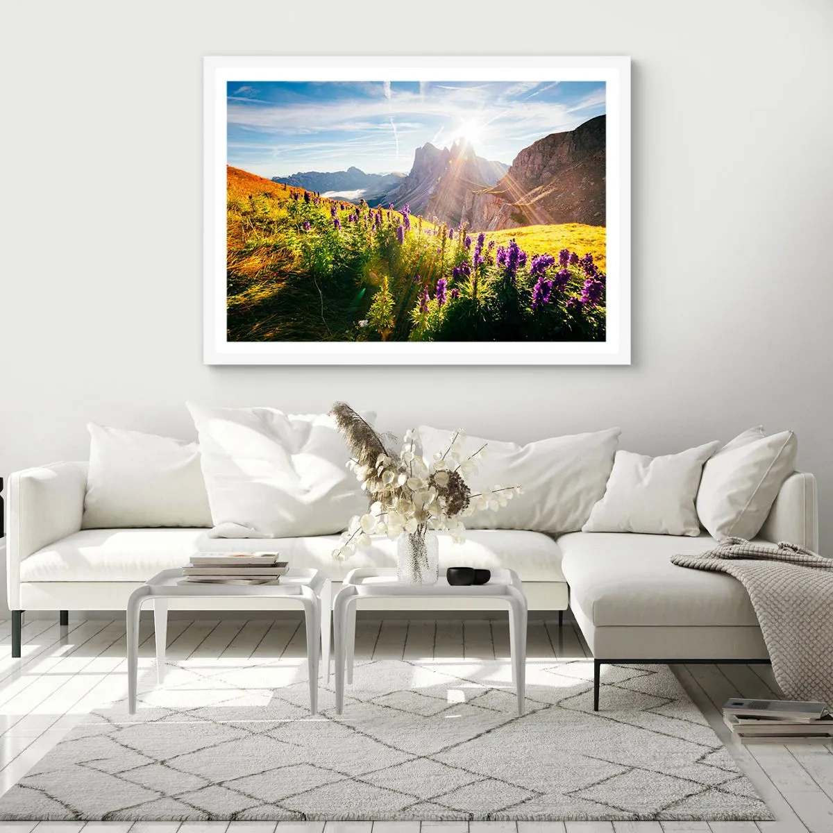 Pôster em moldura branca - A vida secreta das ervas - 70x50 cm