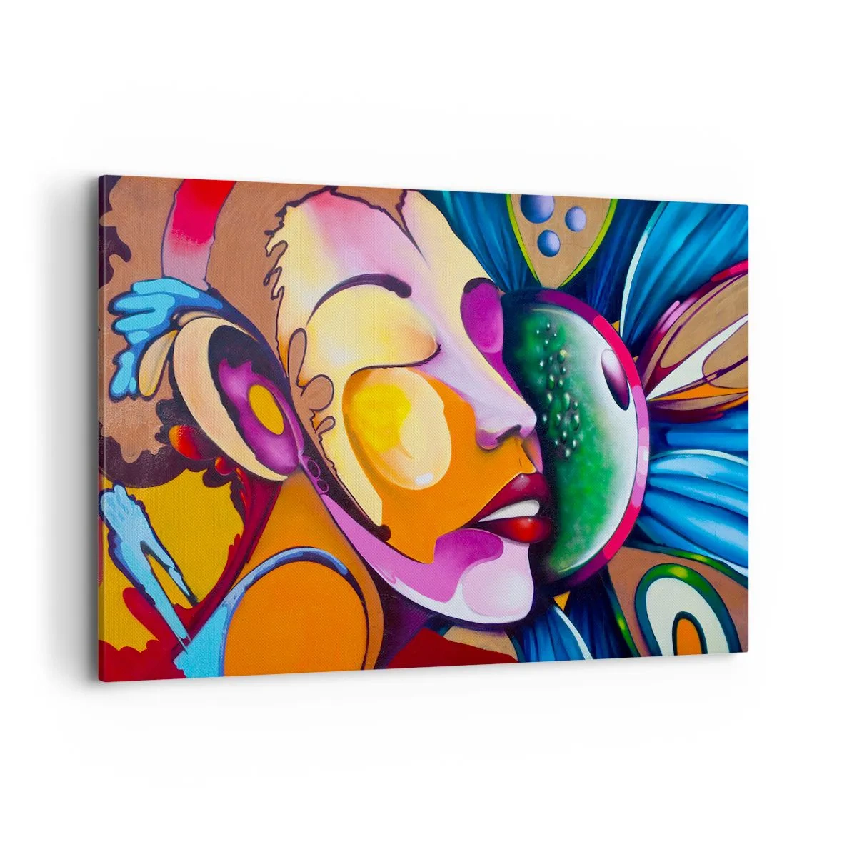 Quadro em tela - Toque de cor - 120x80 cm