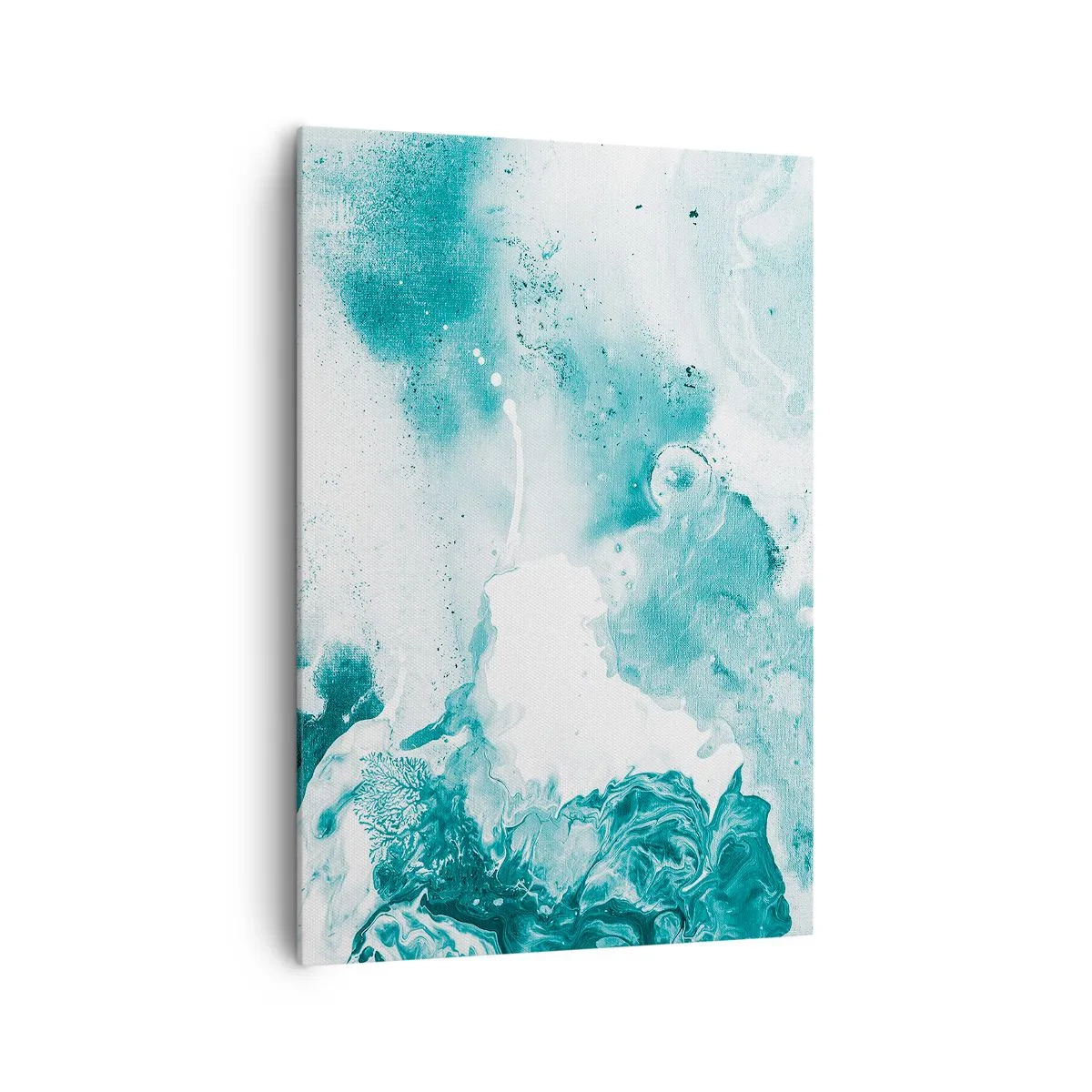 Quadro em tela - Inundado em azul - 70x100 cm