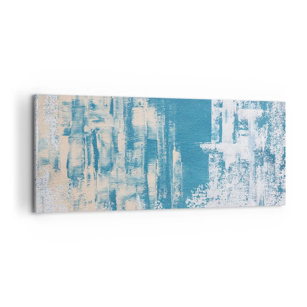 Quadro em tela - Através da estalactite de gelo - 120x50 cm