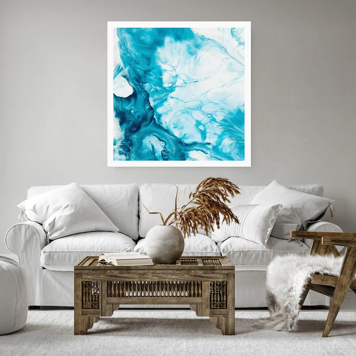 Pôster - Concerto Azul - 50x50 cm