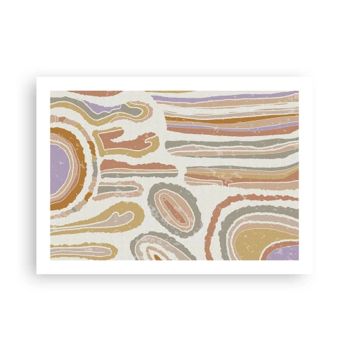 Pôster - Secções transversais coloridas - 70x50 cm