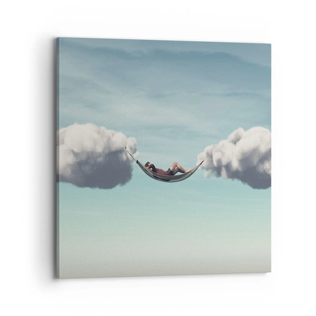 Quadro em tela - A felicidade do momento - 70x70 cm