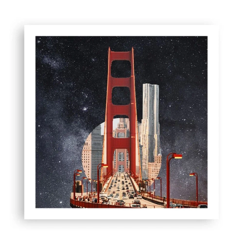 Pôster - Sempre no centro - 60x60 cm