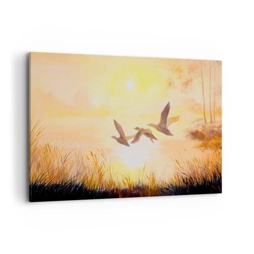 Quadro em tela - O início de uma longa viagem - 120x80 cm