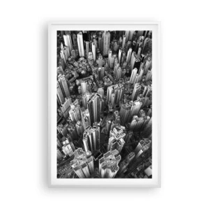 Pôster em moldura branca - Ainda mais alto e mais alto - 61x91 cm