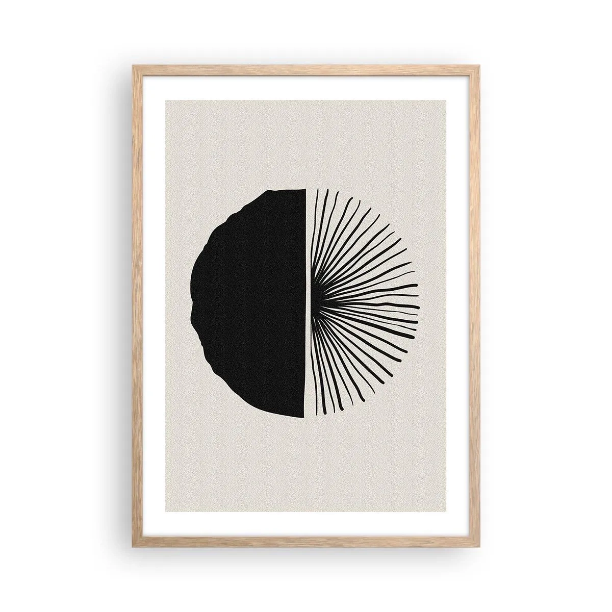 Pôster com moldura de carvalho claro - Uma gama de possibilidades - 50x70 cm