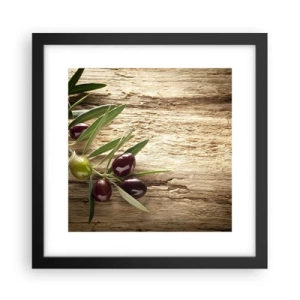 Pôster com moldura preta - Direto da natureza - 30x30 cm