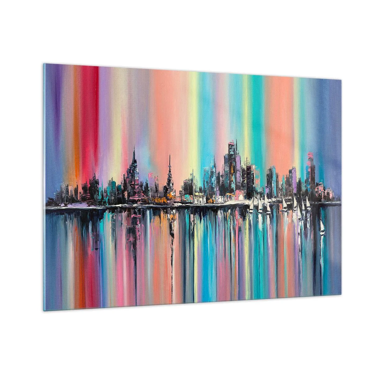 Quadro em vidro - Brilho da noite - 100x70 cm