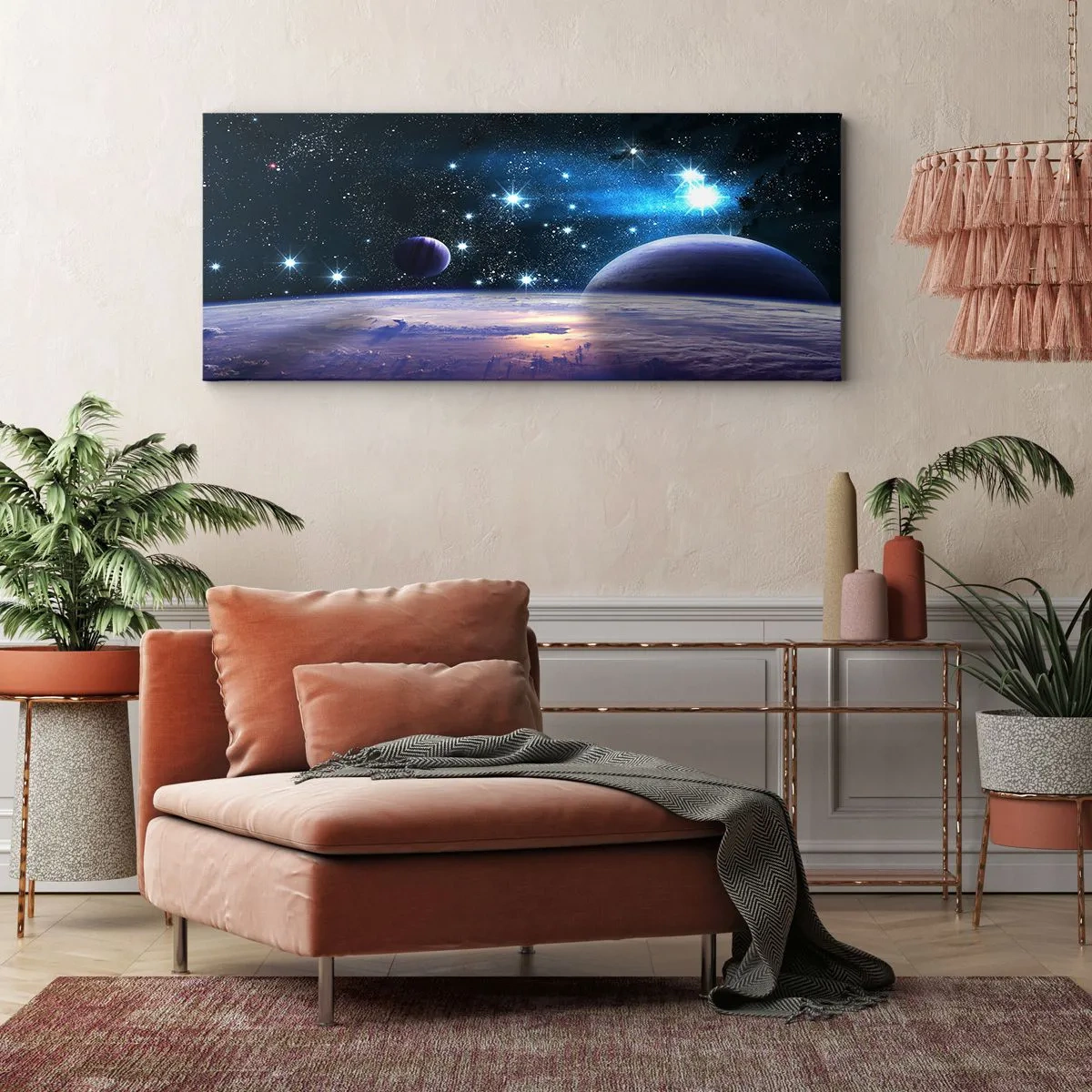 Quadro em tela - Ainda sozinhos? - 140x50 cm