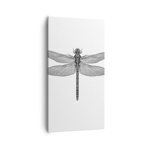 Quadro em tela - Precisão da natureza - 55x100 cm