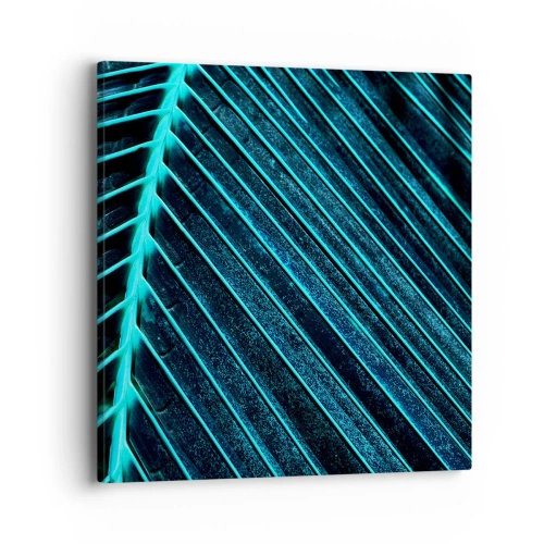 Quadro em tela - Textura verde - 40x40 cm