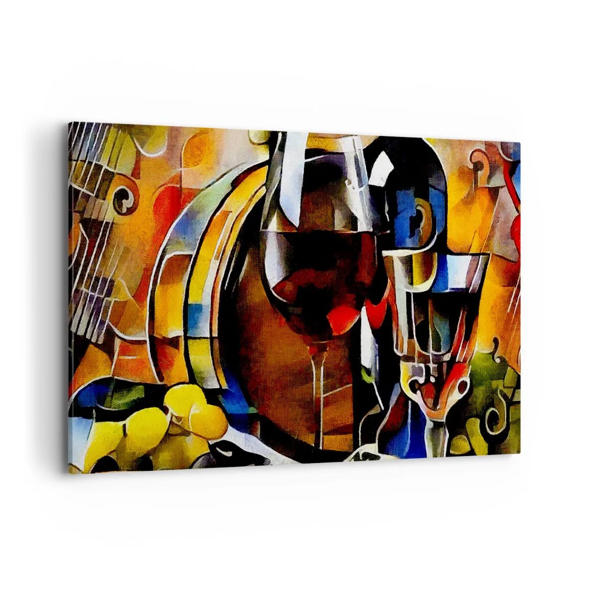 Quadro em tela - E o mundo ganha cor - 100x70 cm