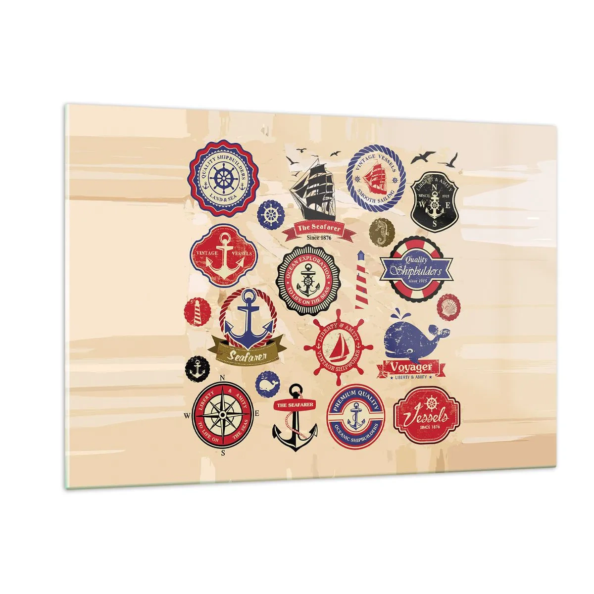 Quadro em vidro - Irmandade da vela - 120x80 cm