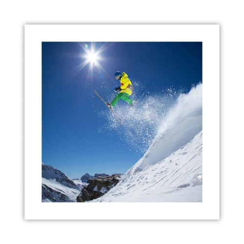 Pôster - Dançando com as montanhas - 40x40 cm