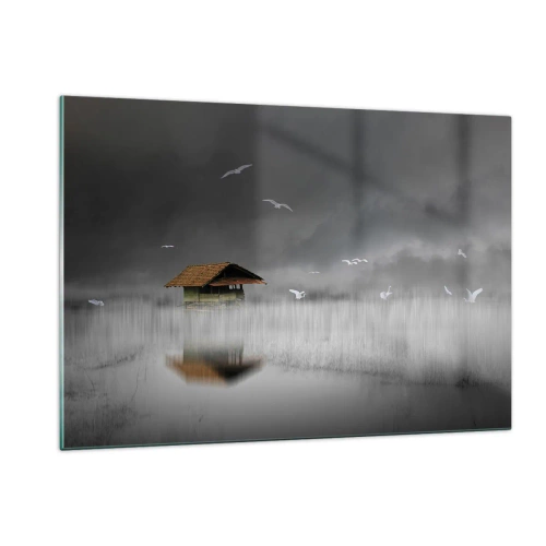 Quadro em vidro - Abrigo da chuva - 120x80 cm