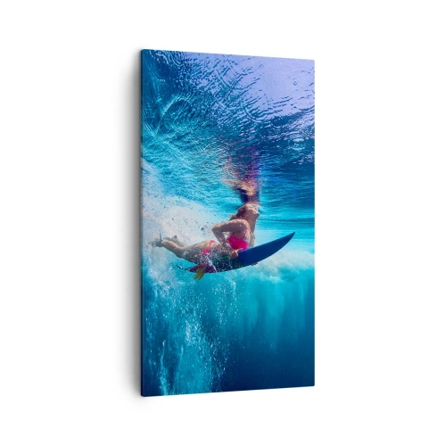 Quadro em tela - Profundidade da alegria - 45x80 cm