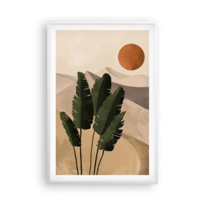 Pôster em moldura branca - O triunfo da vida - 61x91 cm