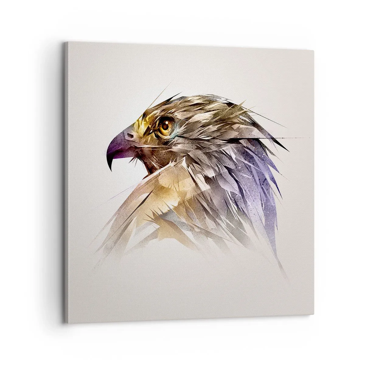 Quadro em tela - Retrato de um guerreiro - 60x60 cm