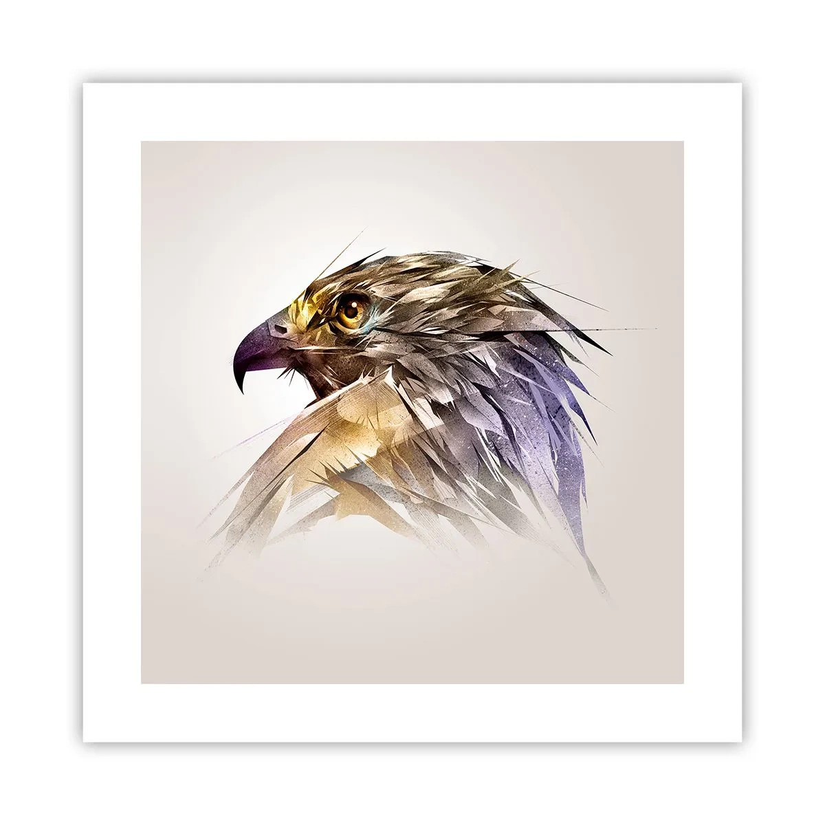 Pôster - Retrato de um guerreiro - 40x40 cm