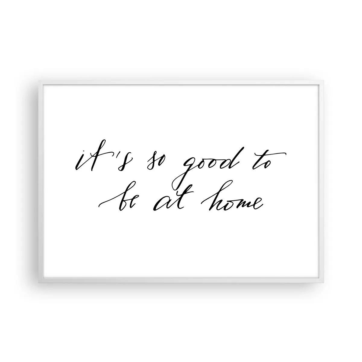 Pôster em moldura branca - Toda a verdade - 100x70 cm