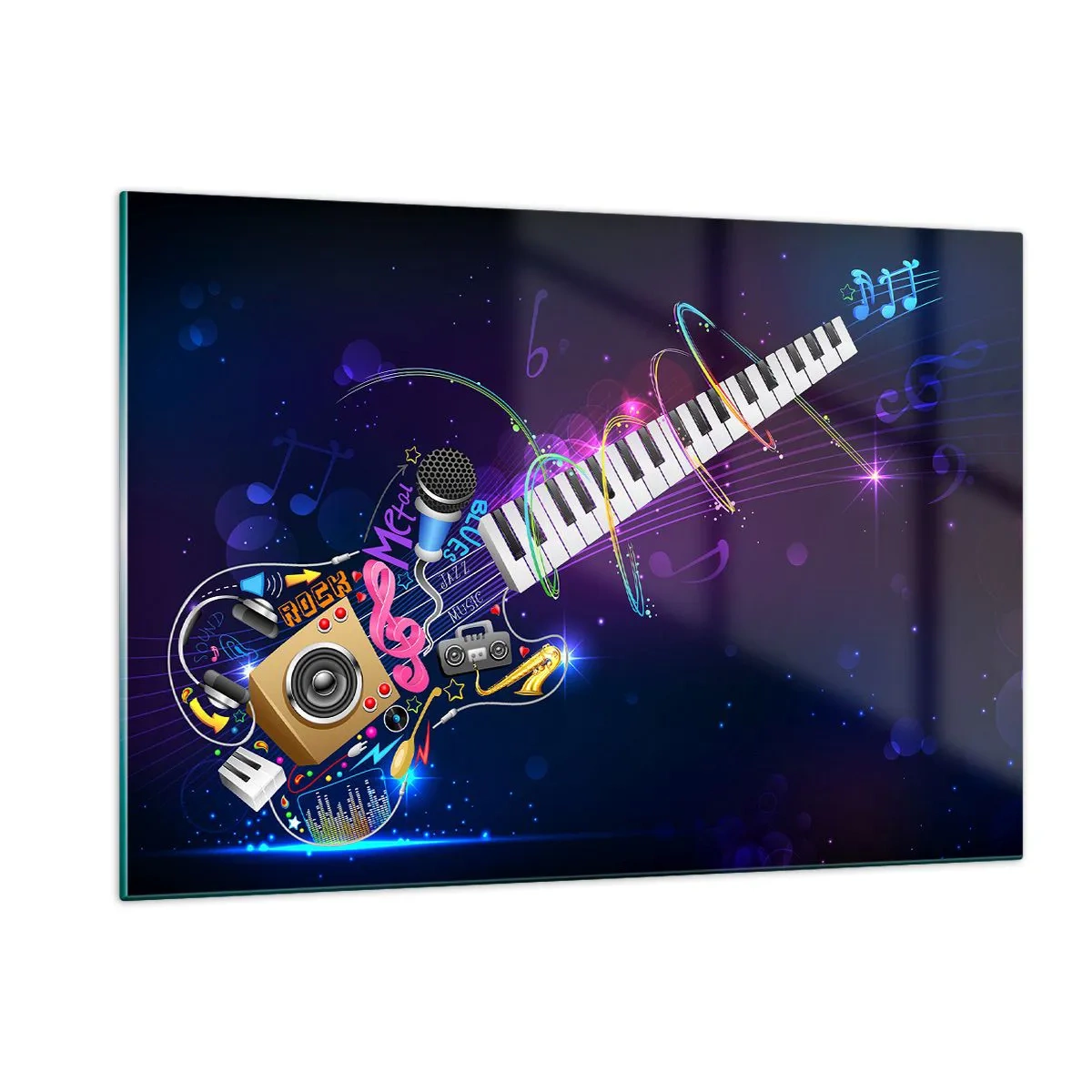 Quadro em vidro - E está tudo bem - 120x80 cm