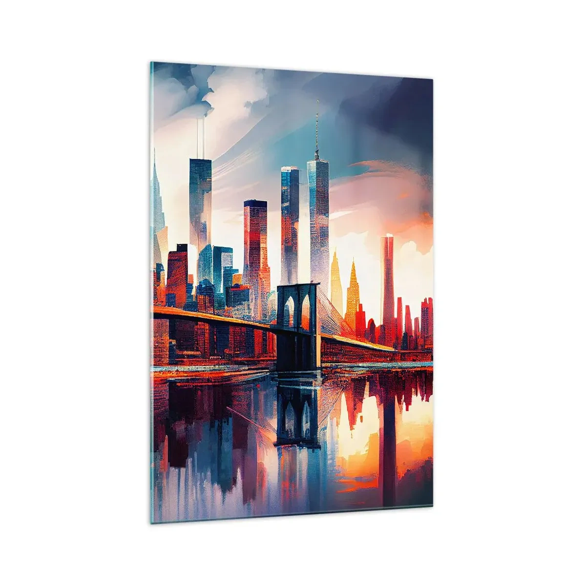 Quadro em vidro - Nova York dos sonhos - 70x100 cm