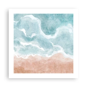 Pôster - Abstração de nuvem - 50x50 cm