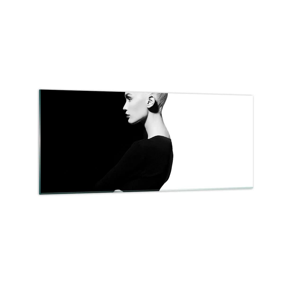 Quadro em vidro - Simplesmente mulher - 120x50 cm