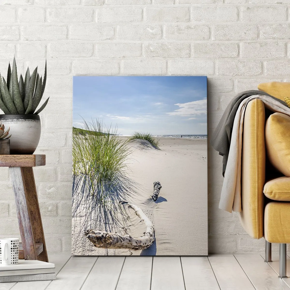 Quadro em tela - A mais bonita? do Báltico - 65x120 cm
