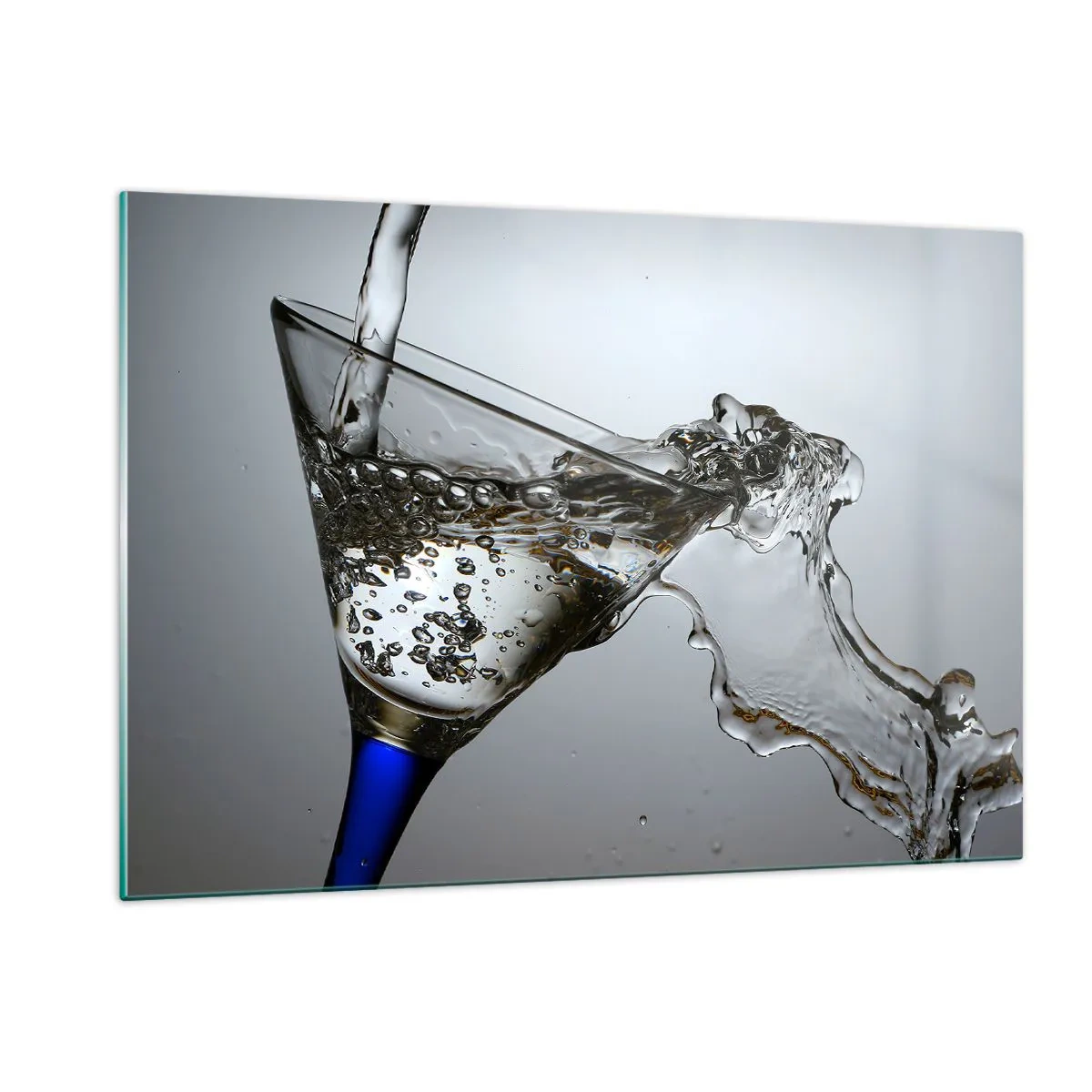 Quadro em vidro - Água cristalina em vidro cristal - 120x80 cm