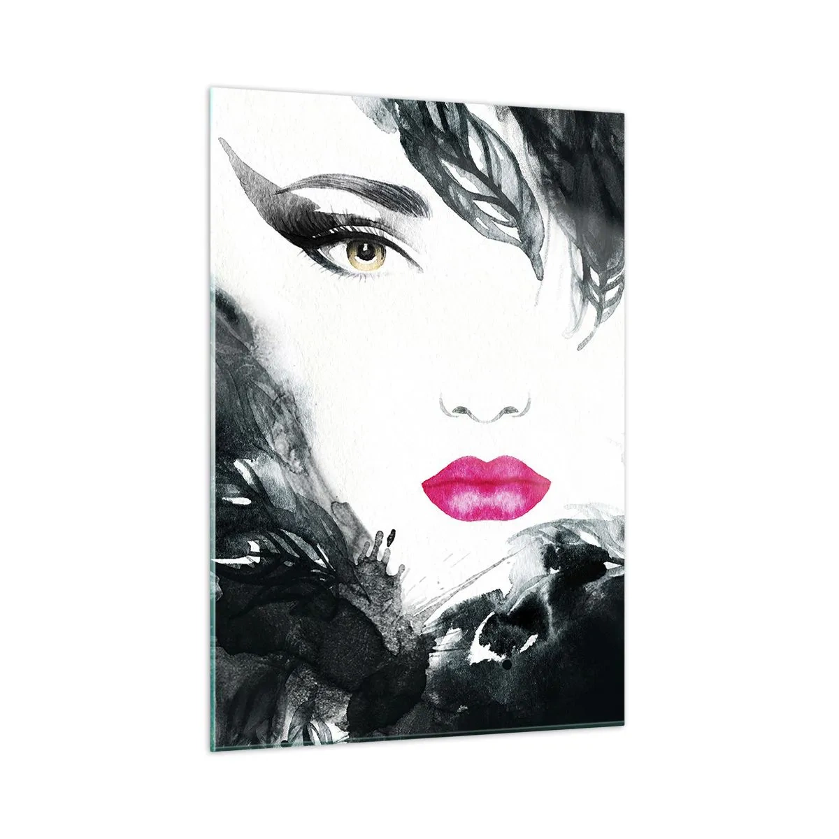 Quadro em vidro - Atenção! Femme fatale - 50x70 cm
