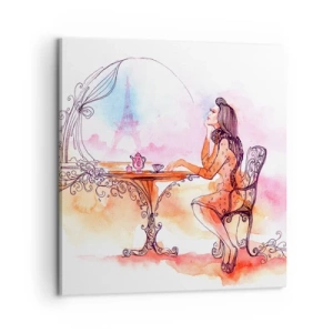 Quadro em tela - Elegância parisiense - 60x60 cm