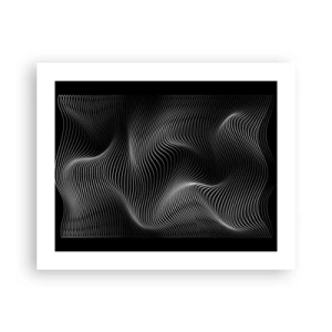 Pôster - Dança de luz no espaço - 50x40 cm