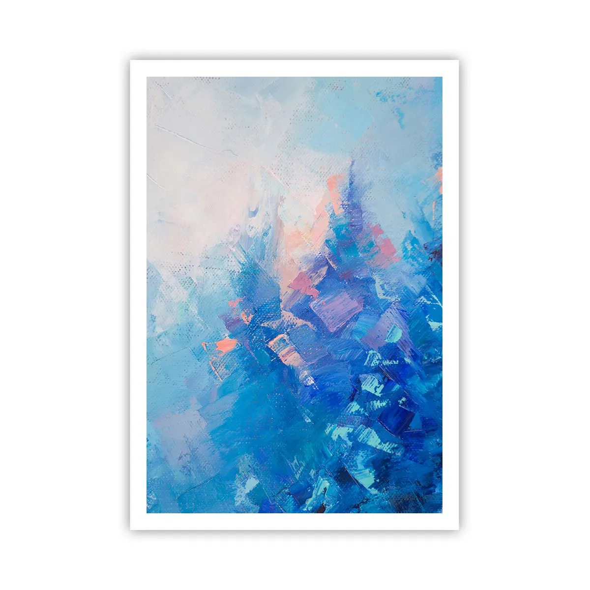 Pôster - Abstração de inverno - 70x100 cm