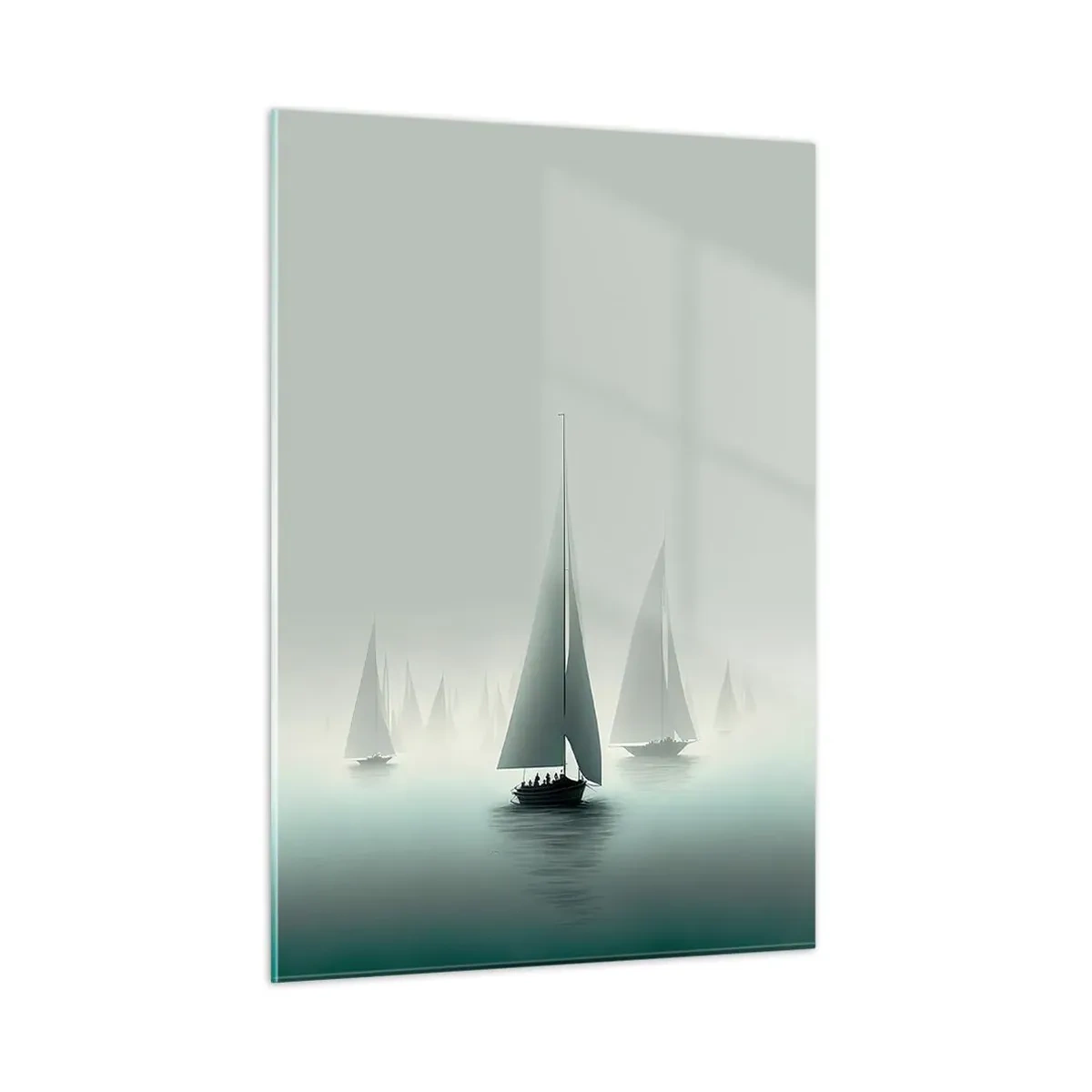 Quadro em vidro - Feito de neblina - 50x70 cm