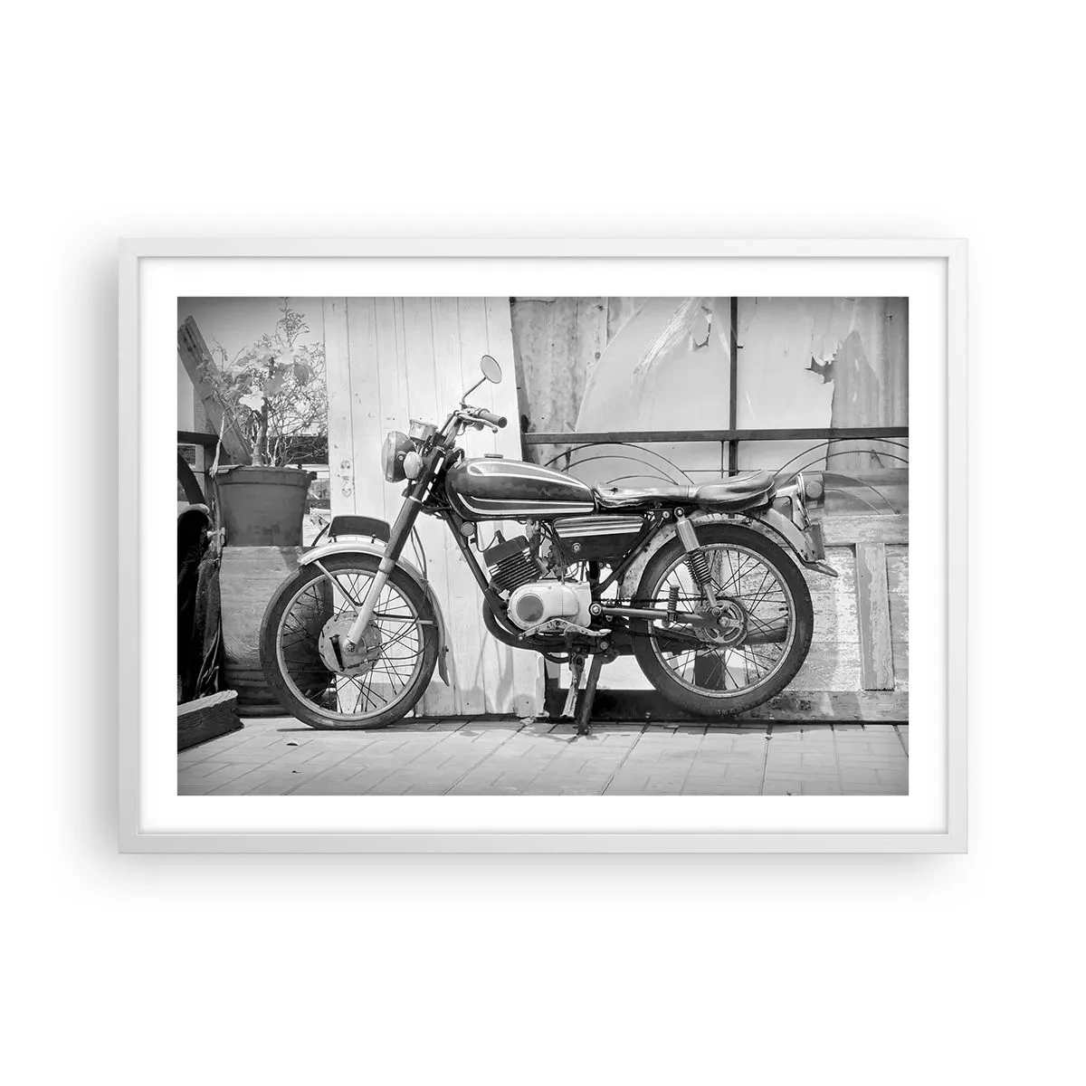 Pôster em moldura branca - O clássico acima de tudo - 70x50 cm