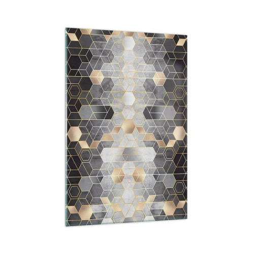 Quadro em vidro - Composição do diamante - 70x100 cm