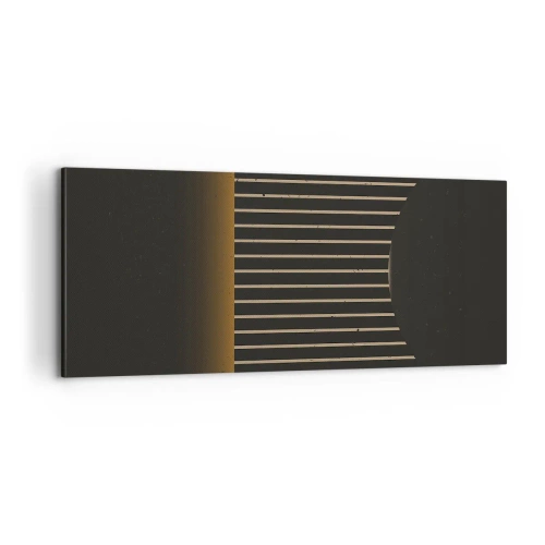 Quadro em tela - Explorar a escuridão - 100x40 cm