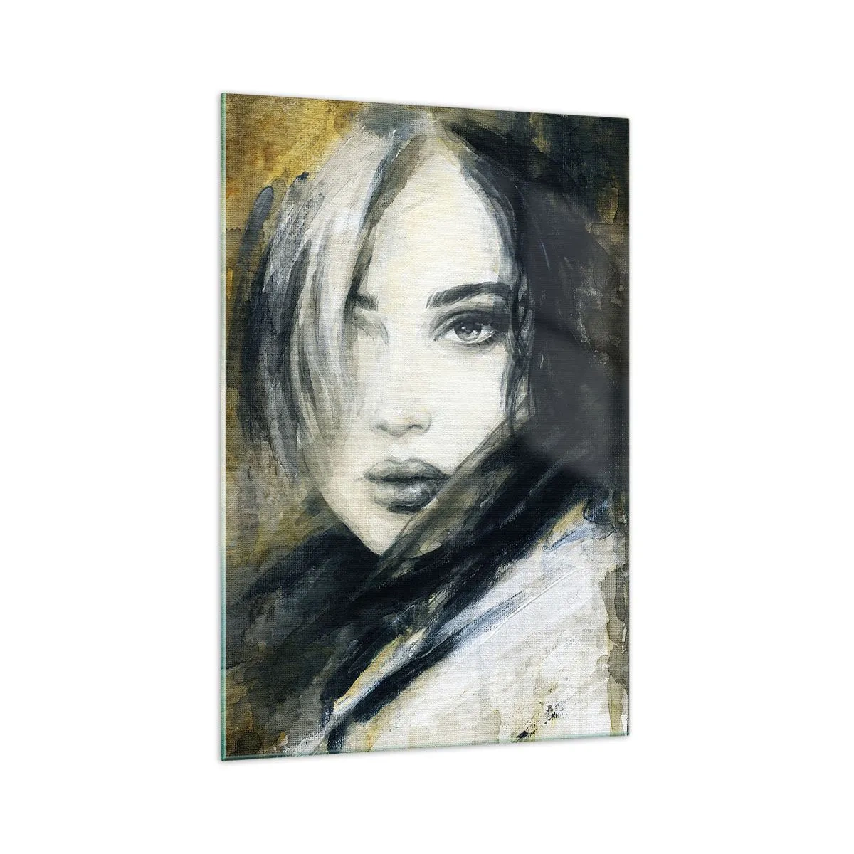 Quadro em vidro - Mais inocente ou sensual? - 70x100 cm