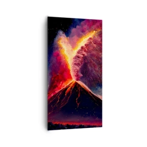 Quadro em tela - Beleza e terror - 65x120 cm