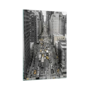 Quadro em vidro - Vida em Nova York - 80x120 cm