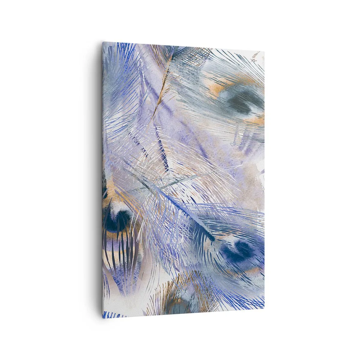 Quadro em tela - Composição do pavão - 80x120 cm