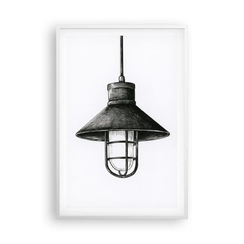 Pôster em moldura branca - Como antigamente… - 61x91 cm