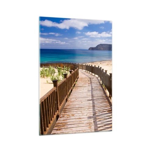 Quadro em vidro - Leve-me para as ilhas felizes - 70x100 cm