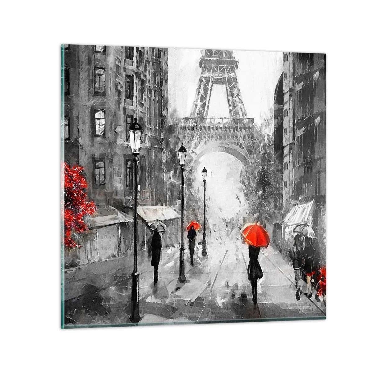 Quadro em vidro - Todos os caminhos levam a ela - 30x30 cm